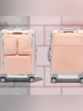 Rimowa x Chaos Cabin Luggage Harness Light Pink